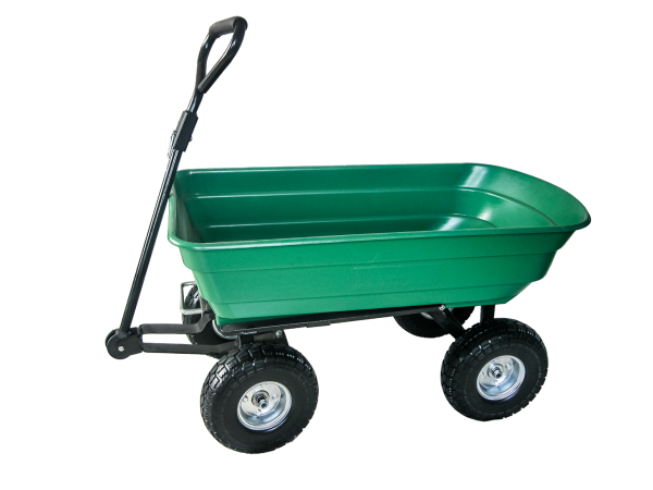 עגלת משא לשטח ולגינה 75 ליטר Heavy Duty