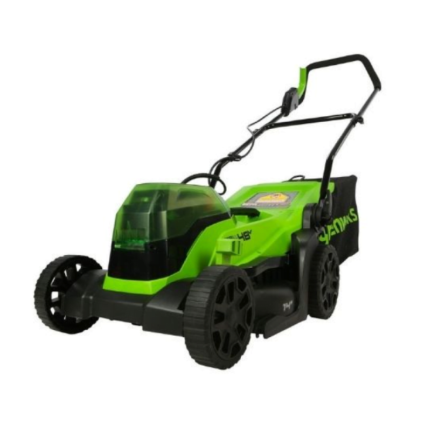 מכסחת דשא נטענת Greenwork 48V- סכין כיסוח 36 ס"מ - גוף בלבד